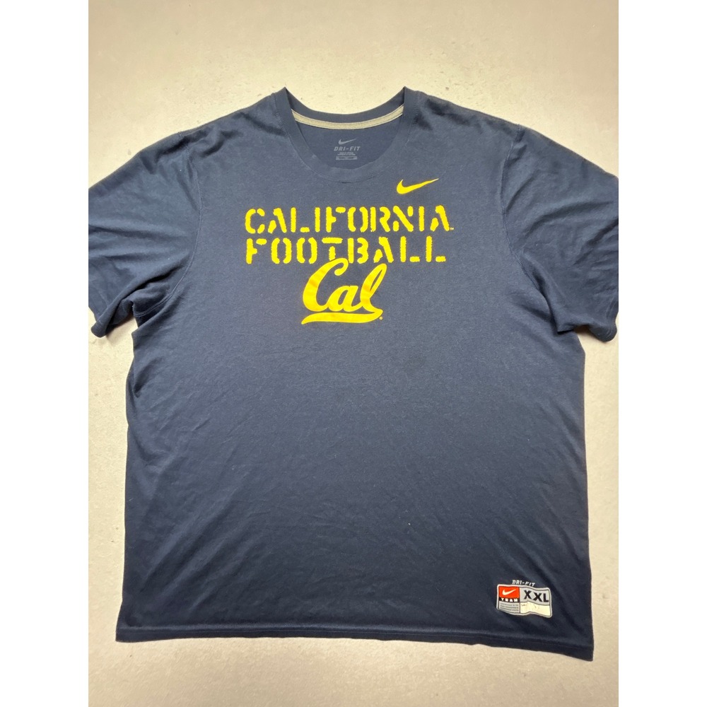 Nike California Football Cal Dri-FIT Navy Blue XXL Mens T-Shirt
